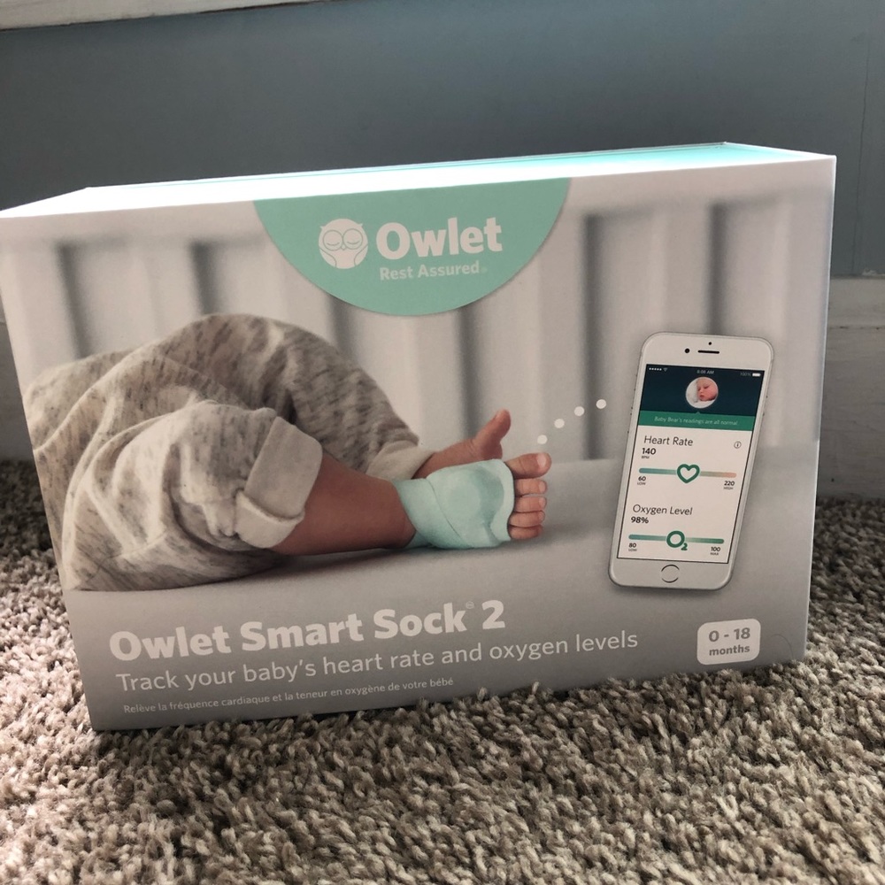 Owlet Smart Sock 2 with extra limited edition sock